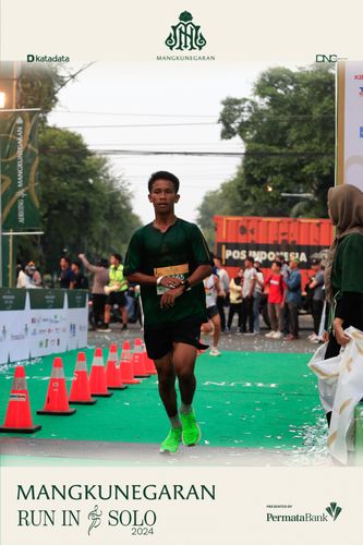Race photo from Mangkunegaran Run 2024