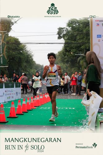 Race photo from Mangkunegaran Run 2024