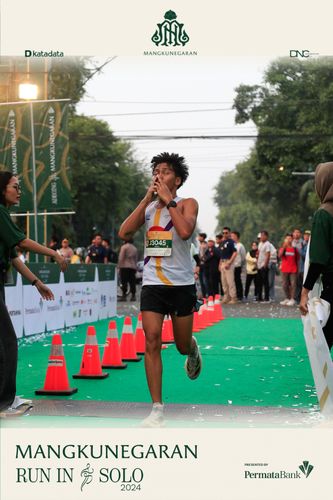 Race photo from Mangkunegaran Run 2024