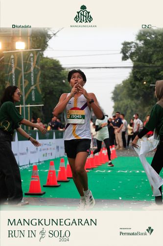 Race photo from Mangkunegaran Run 2024