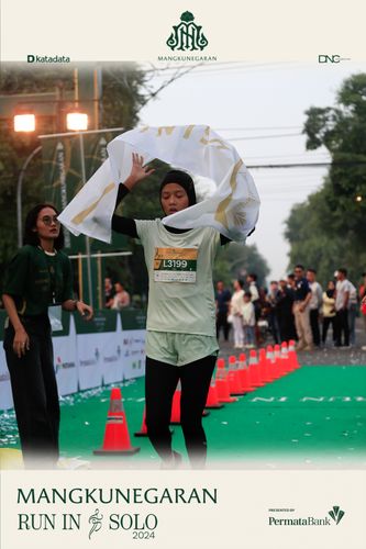 Race photo from Mangkunegaran Run 2024