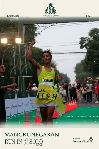 Race photo from Mangkunegaran Run 2024