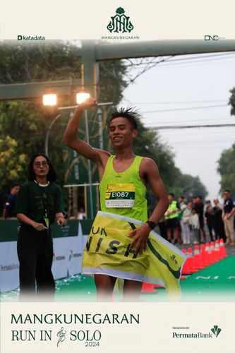 Race photo from Mangkunegaran Run 2024