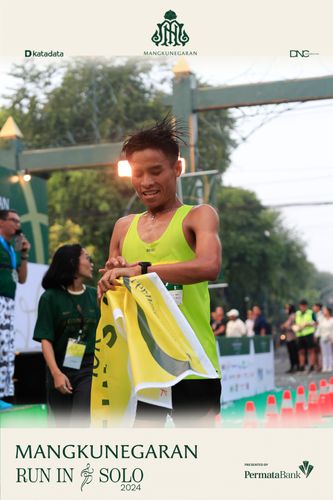 Race photo from Mangkunegaran Run 2024
