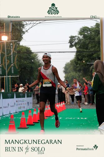 Race photo from Mangkunegaran Run 2024