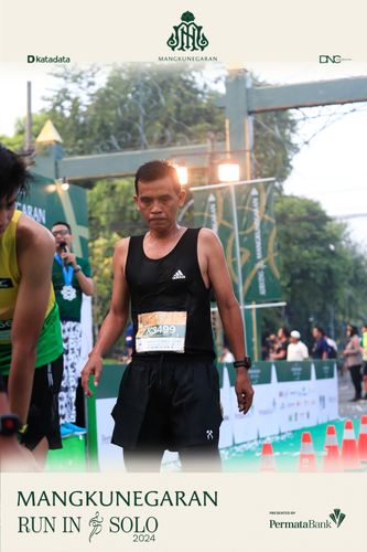 Race photo from Mangkunegaran Run 2024