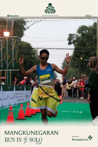 Race photo from Mangkunegaran Run 2024