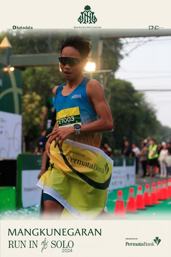 Race photo from Mangkunegaran Run 2024