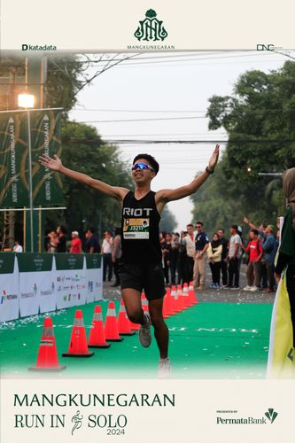 Race photo from Mangkunegaran Run 2024