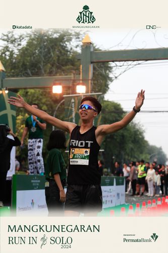 Race photo from Mangkunegaran Run 2024