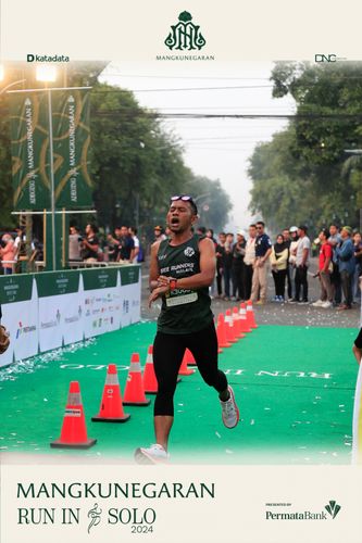 Race photo from Mangkunegaran Run 2024