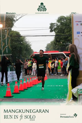 Race photo from Mangkunegaran Run 2024