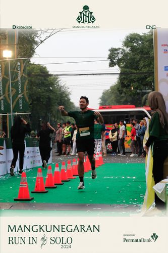 Race photo from Mangkunegaran Run 2024
