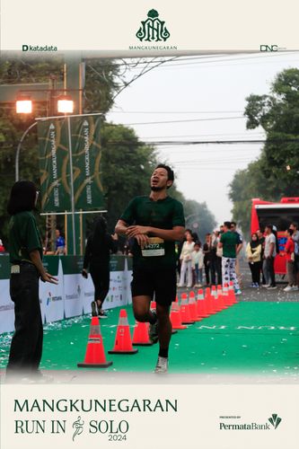 Race photo from Mangkunegaran Run 2024