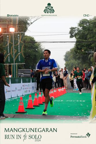 Race photo from Mangkunegaran Run 2024