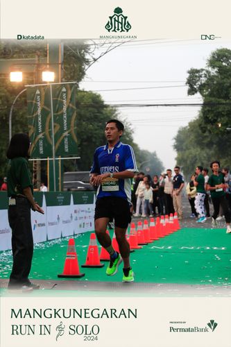 Race photo from Mangkunegaran Run 2024