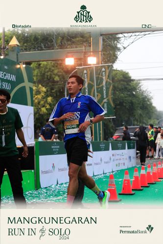 Race photo from Mangkunegaran Run 2024