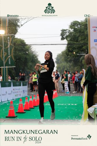Race photo from Mangkunegaran Run 2024