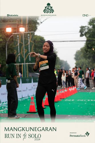 Race photo from Mangkunegaran Run 2024