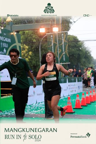 Race photo from Mangkunegaran Run 2024