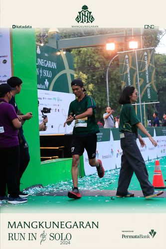 Race photo from Mangkunegaran Run 2024