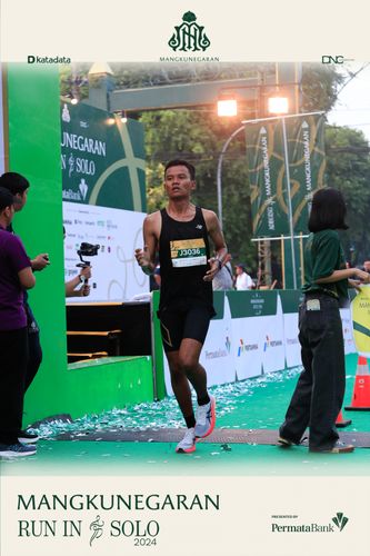 Race photo from Mangkunegaran Run 2024