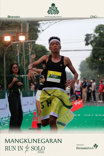 Race photo from Mangkunegaran Run 2024