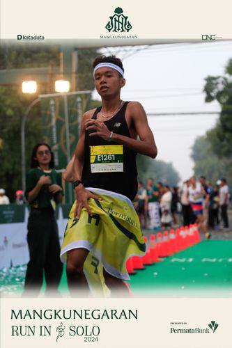 Race photo from Mangkunegaran Run 2024