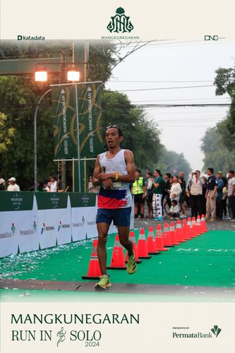 Race photo from Mangkunegaran Run 2024