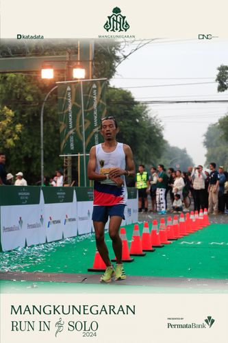 Race photo from Mangkunegaran Run 2024