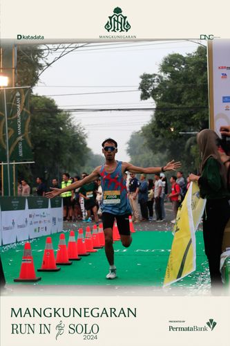 Race photo from Mangkunegaran Run 2024