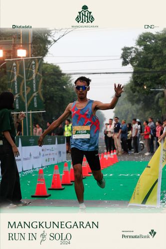 Race photo from Mangkunegaran Run 2024