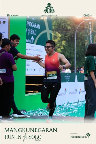 Race photo from Mangkunegaran Run 2024