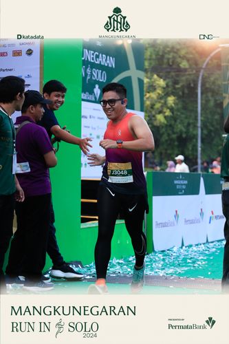 Race photo from Mangkunegaran Run 2024