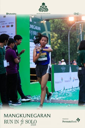 Race photo from Mangkunegaran Run 2024