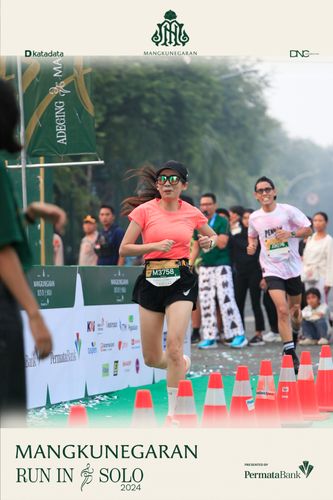 Race photo from Mangkunegaran Run 2024