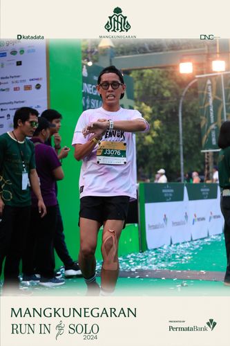 Race photo from Mangkunegaran Run 2024