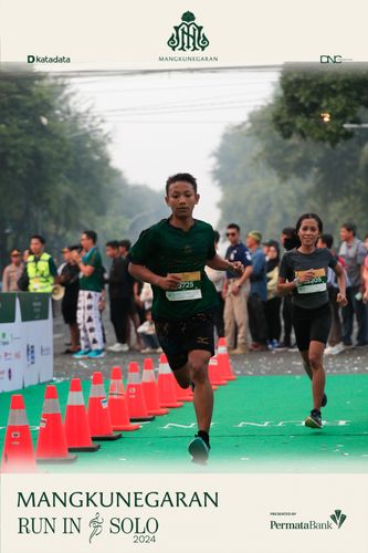 Race photo from Mangkunegaran Run 2024
