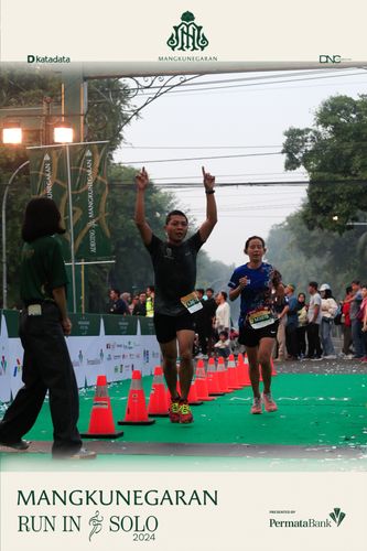 Race photo from Mangkunegaran Run 2024