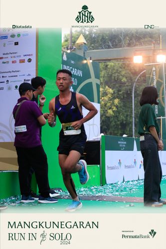 Race photo from Mangkunegaran Run 2024