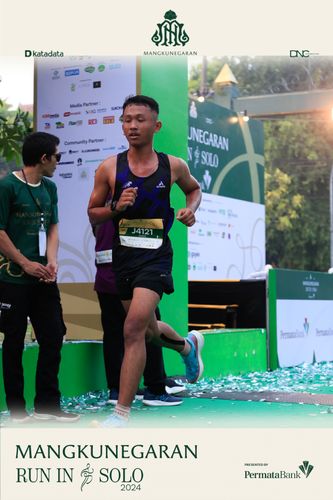 Race photo from Mangkunegaran Run 2024