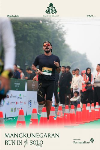 Race photo from Mangkunegaran Run 2024
