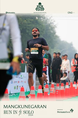 Race photo from Mangkunegaran Run 2024