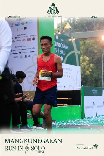 Race photo from Mangkunegaran Run 2024