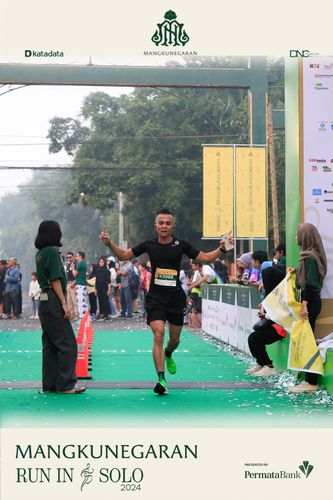 Race photo from Mangkunegaran Run 2024