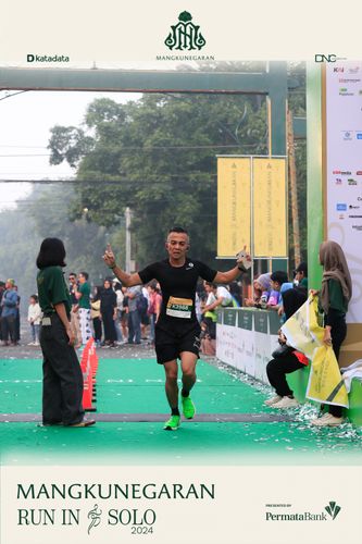 Race photo from Mangkunegaran Run 2024
