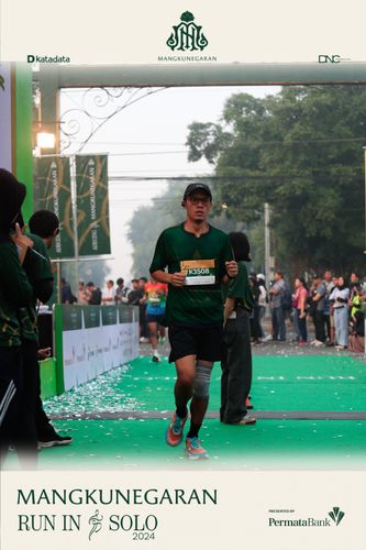 Race photo from Mangkunegaran Run 2024