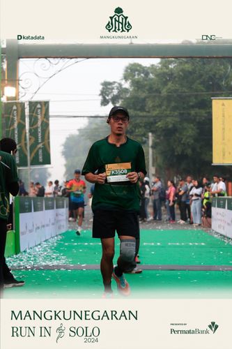 Race photo from Mangkunegaran Run 2024