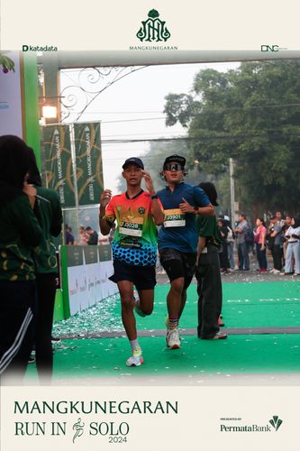 Race photo from Mangkunegaran Run 2024
