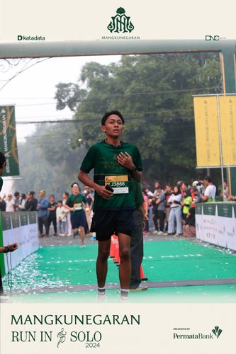Race photo from Mangkunegaran Run 2024